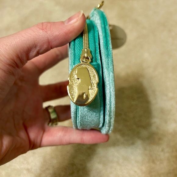 Bath and Body Works Disney Mulan Teal Dragon Velvet Pouch - Picture 4 of 17